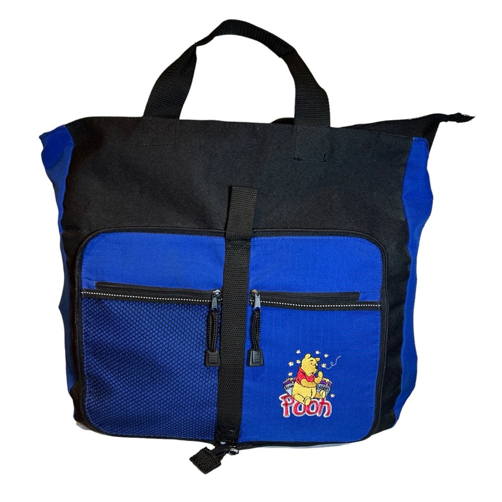 Disney’s Winnie‎ The Pooh Bag Blue Black Zippered